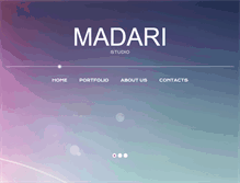 Tablet Screenshot of madaristudio.com